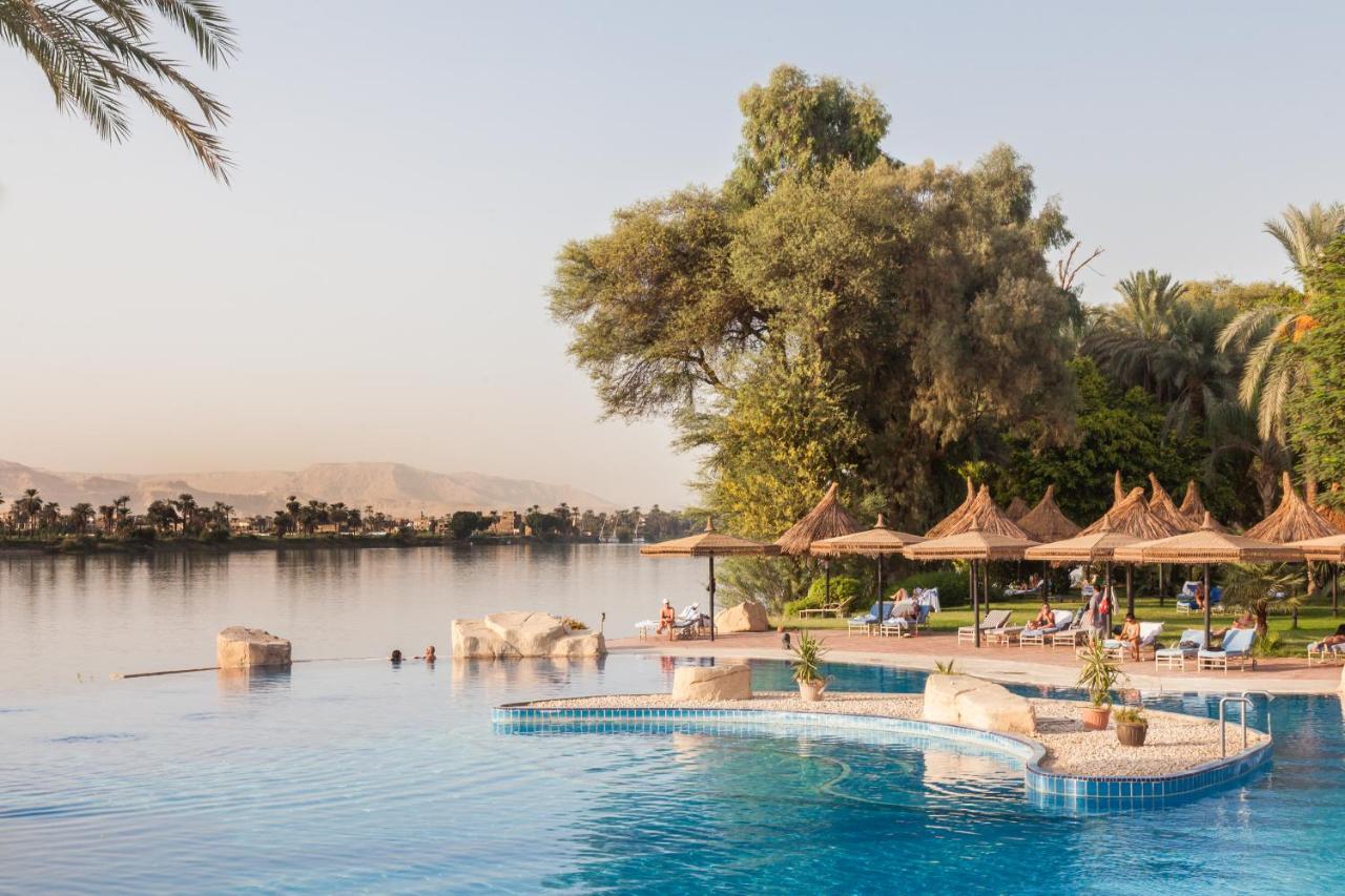 Jolie Ville Hotel & Spa Kings Island Луксор Екстер'єр фото The pool at the Old Cataract Hotel